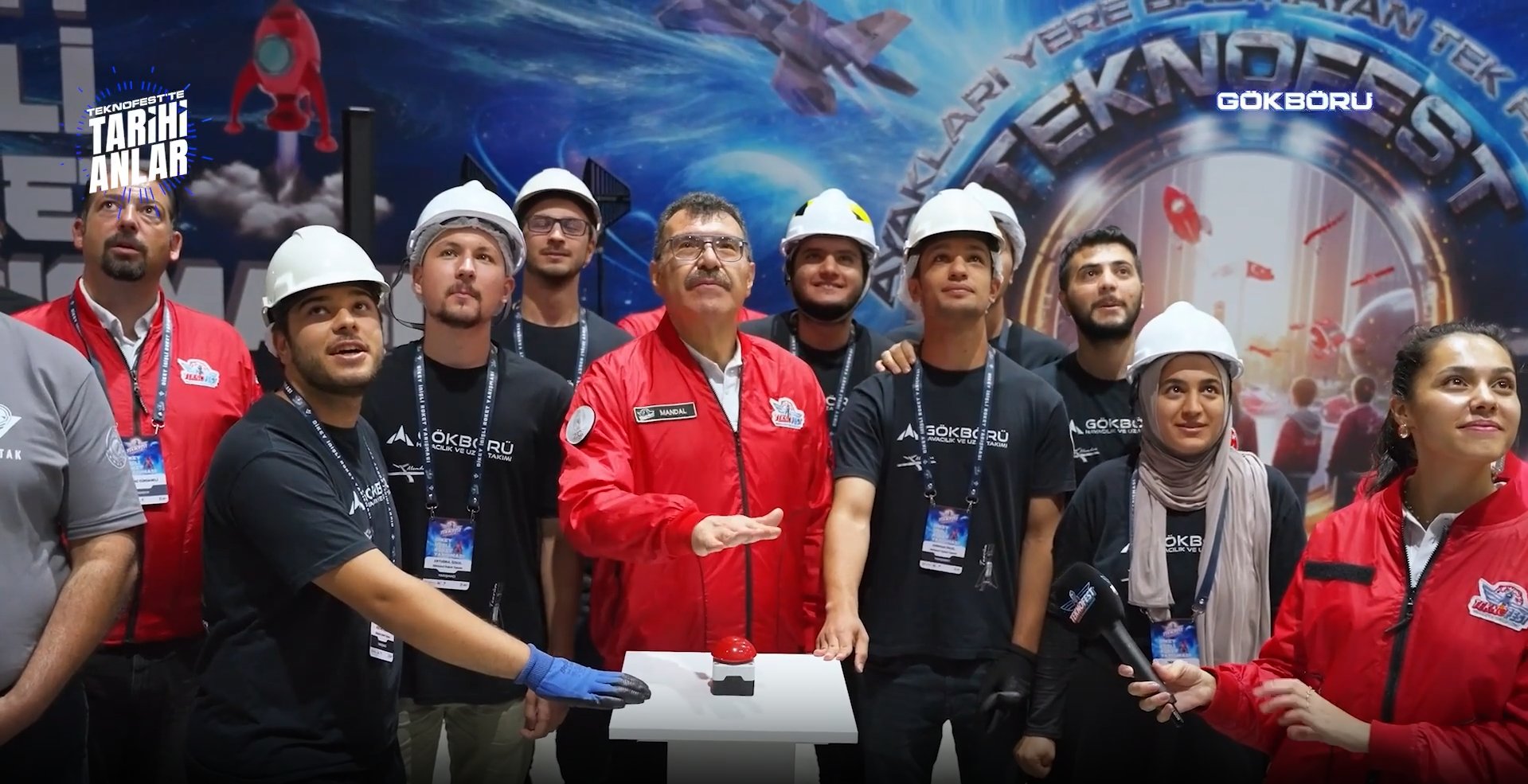 Rektörümüzle Yarışma Alanında Teavün İnişi